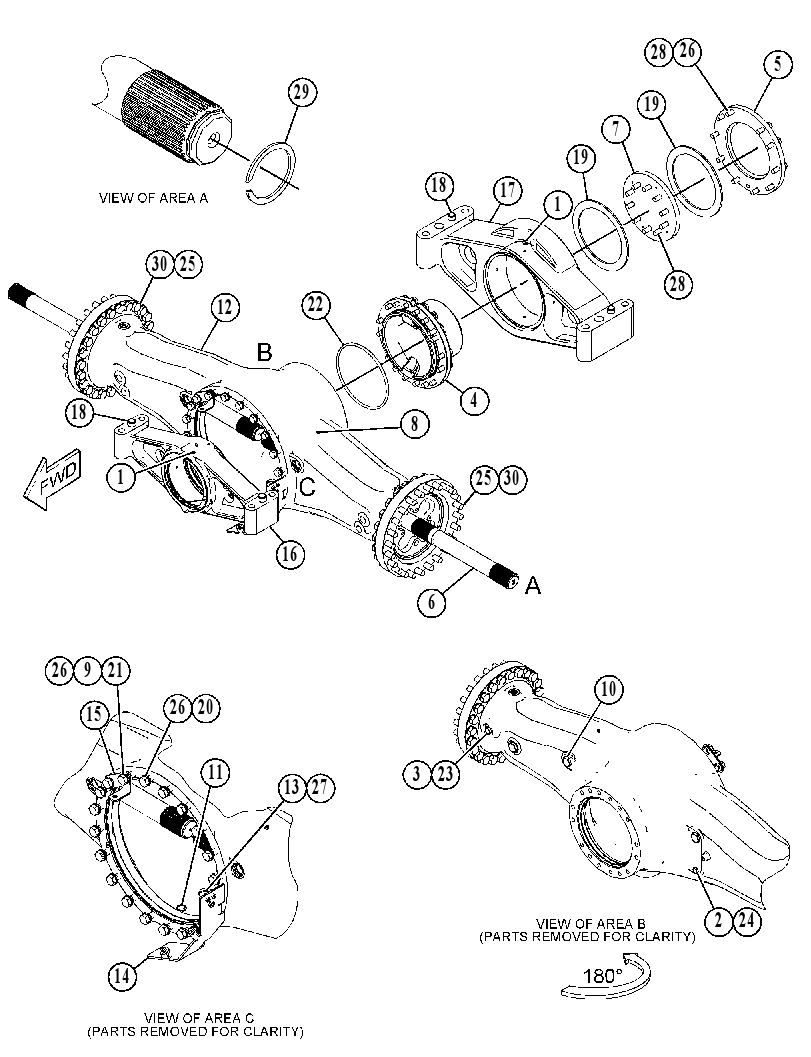 AXLE GP-OSCILLATING 4606951 CAT