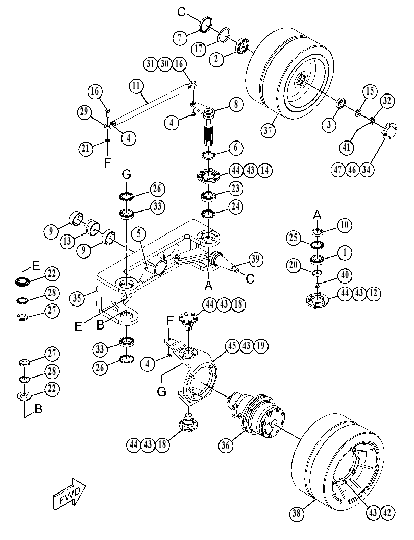BOGIE GP 4522864 CAT