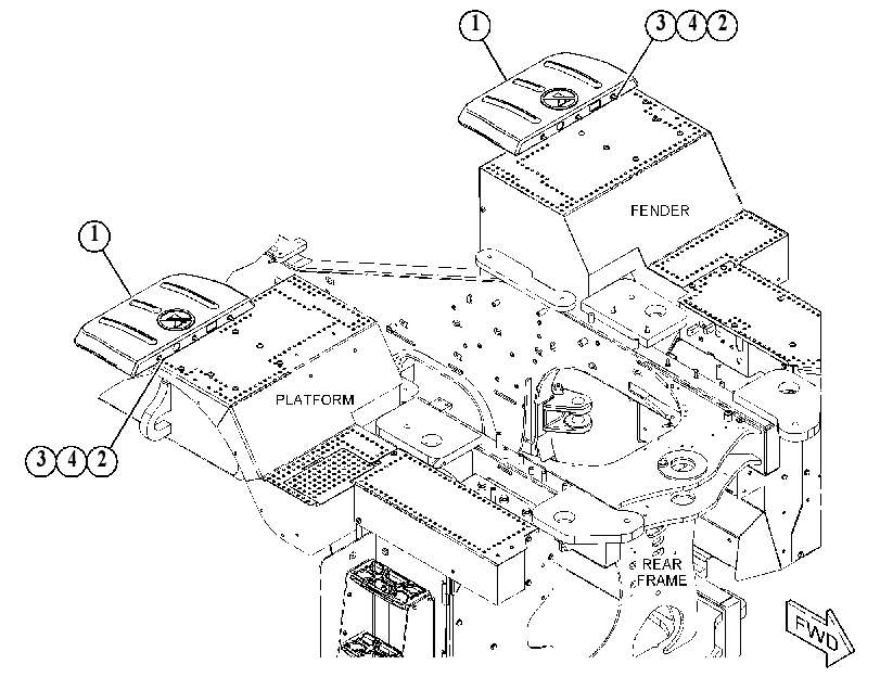 EXTENSION GP-FENDER 4547834 CAT