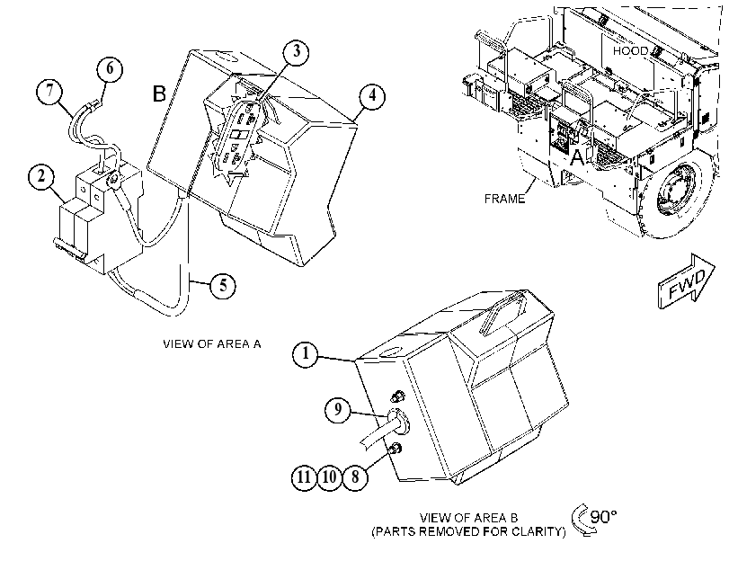 WIRING GP-POWER RECEPTACLE 4504701 CAT