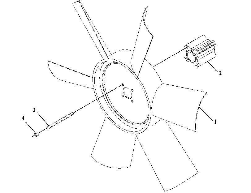 FAN GP 3718056 CAT