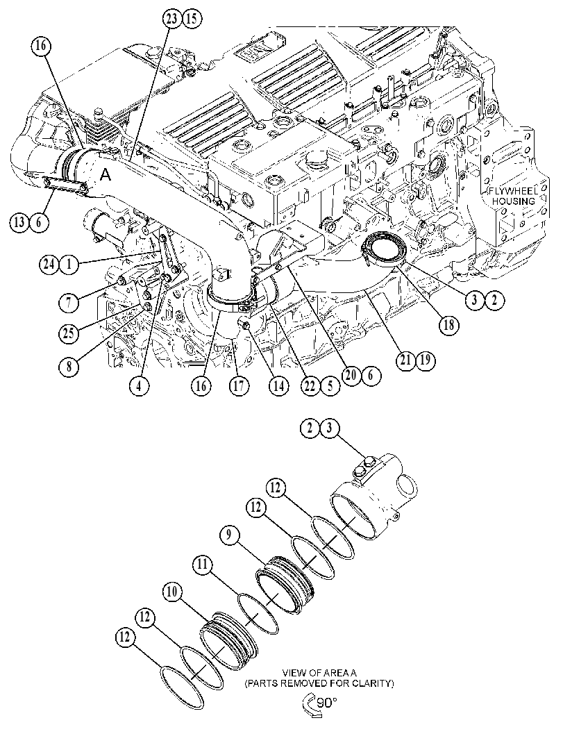 PIPE GP-AIR TRANSFER 4828526 CAT