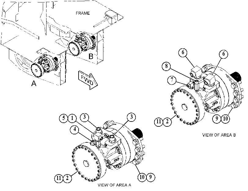 MOTOR & MTG GP-PISTON 4455829 CAT