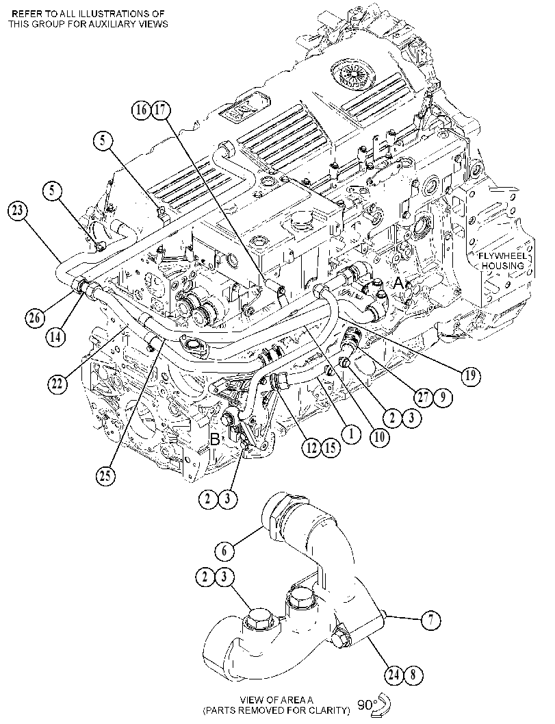 LINES GP-AUXILIARY SEA WATER 4809789 CAT