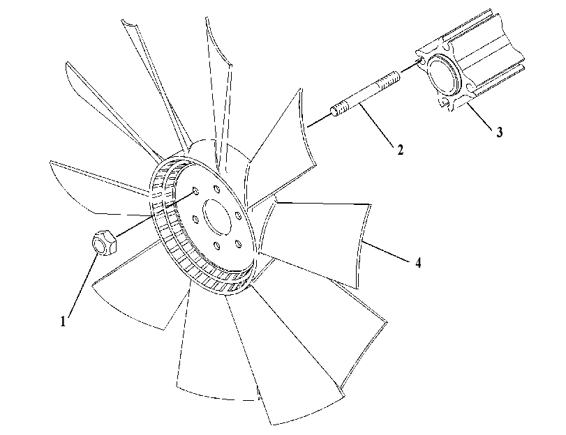 FAN GP 3032128 CAT