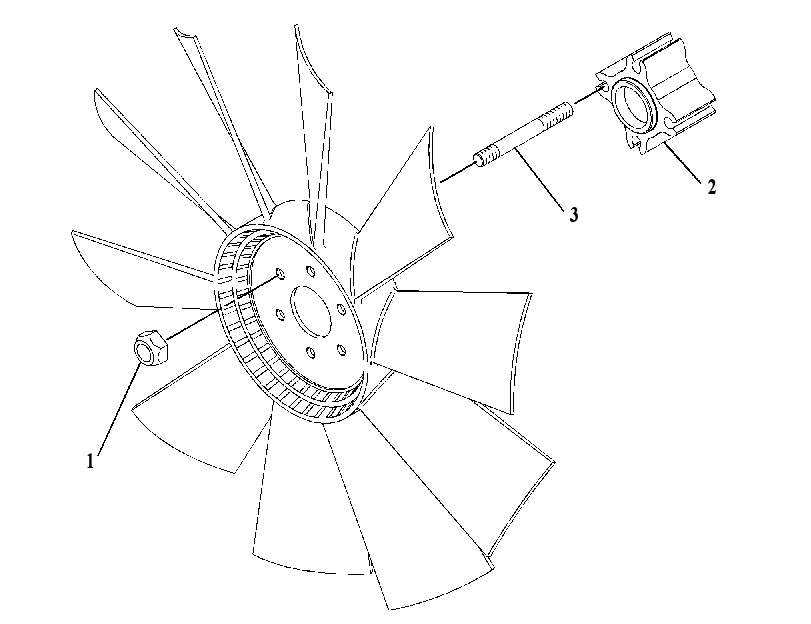 FAN GP 3153413 CAT