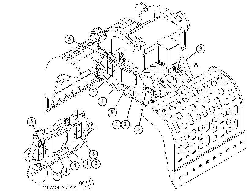 GRAPPLE AR-HYDRAULIC 4488977 CAT