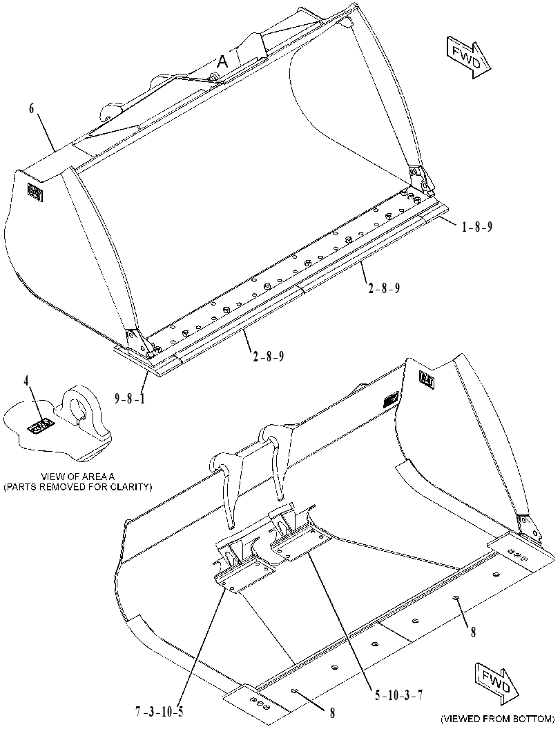 BUCKET GP-COAL 3615003 CAT