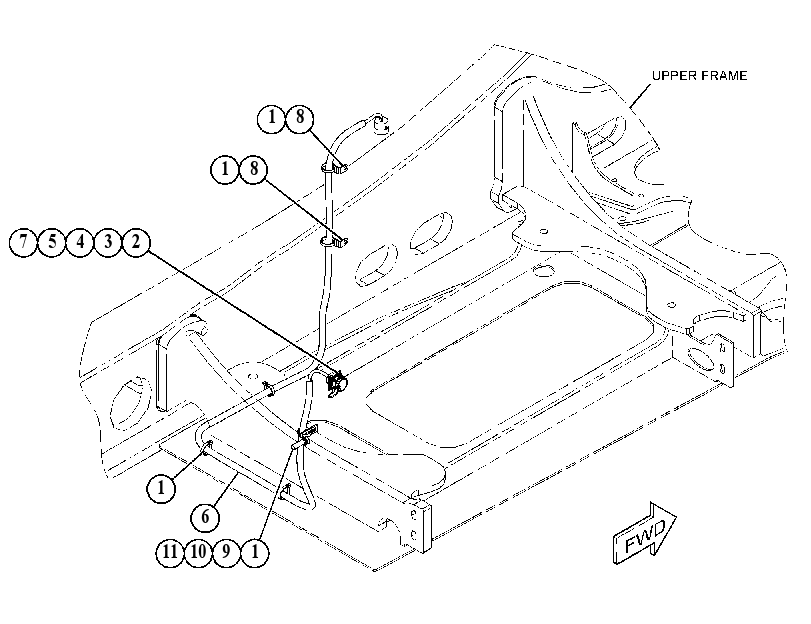 WIRING GP-SERVICE CENTER 4585031 CAT
