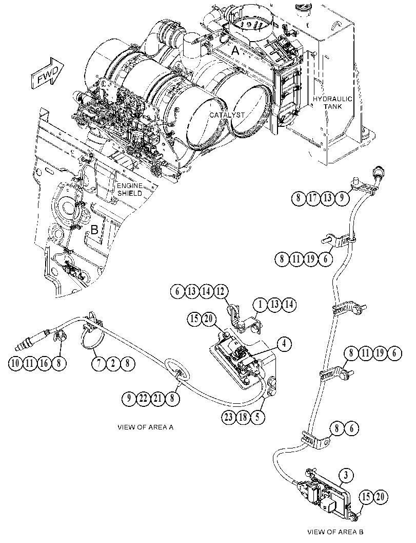 SENSOR & MTG GP-NITROGEN OXIDE 3602221 CAT