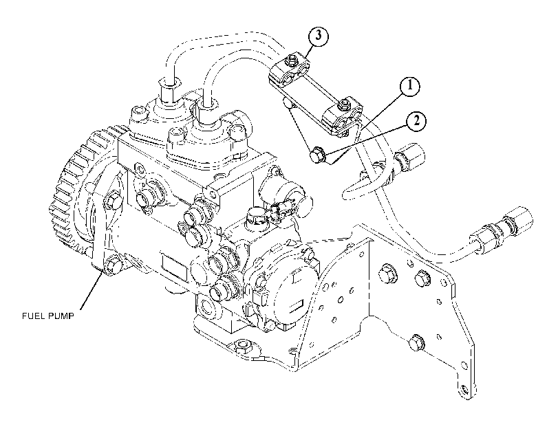 MOUNTING GP-FUEL LINE 4460330 CAT