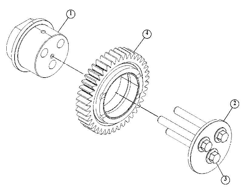 GEAR GP-IDLER 4433741 CAT