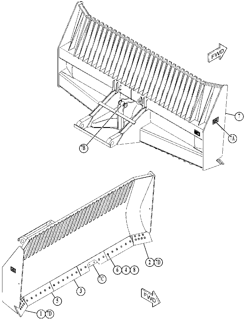 BLADE GP-SEMI-UNIVERSAL 3981102 CAT