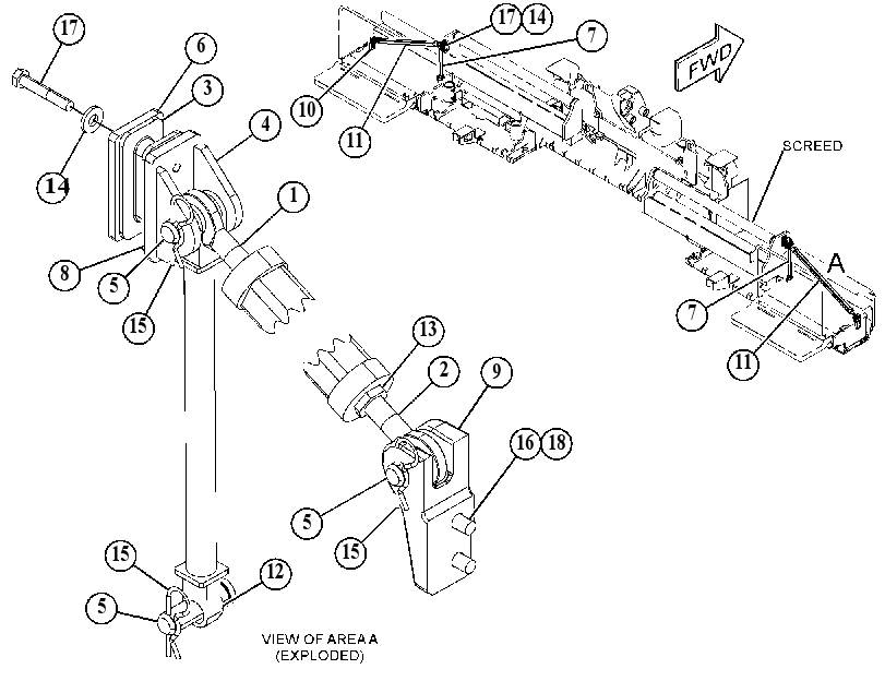 SUPPORT GP-FRAME 4777119 CAT