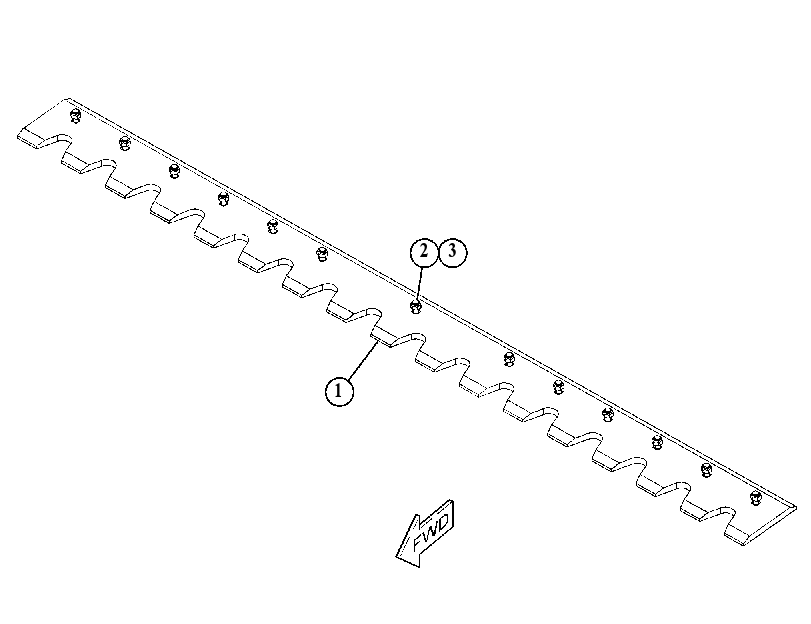 Режущая кромка 4915962 CAT