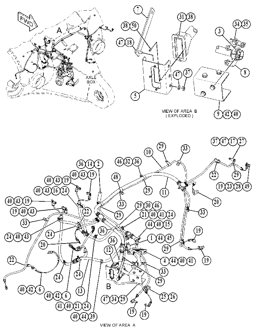 WIRING GP-POWER TRAIN 4423610 CAT