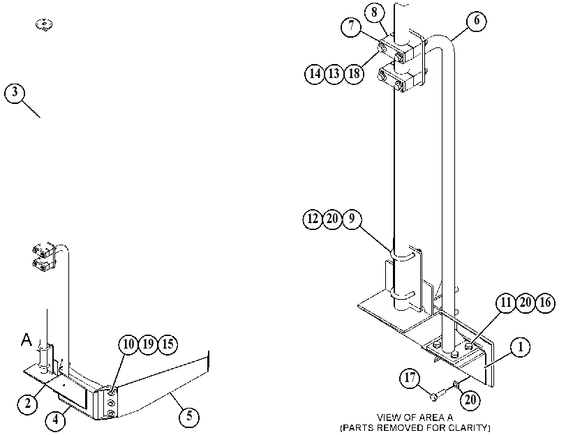 KIT-ANTENNA MOUNTING 4685006 CAT