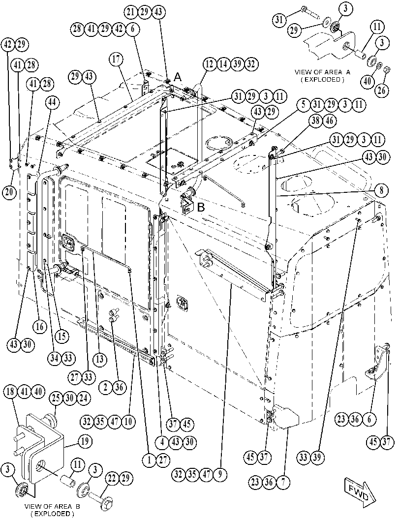FASTENER GP-ENCLOSURE 3233601 CAT