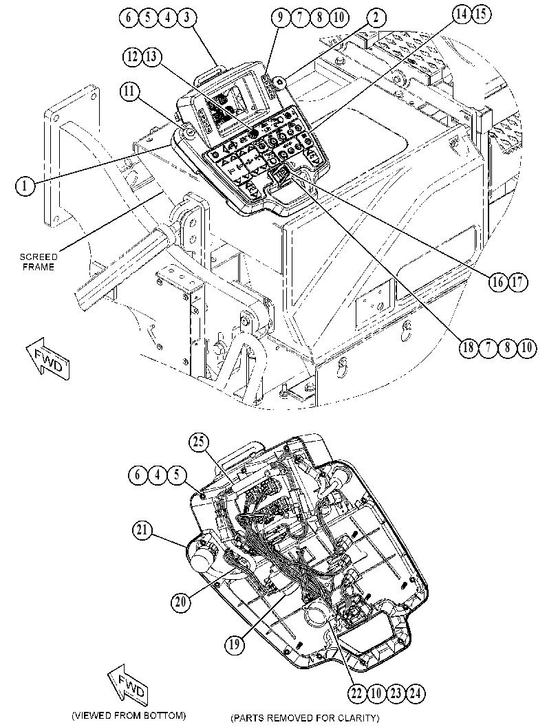 CONTROL GP-SCREED 4910879 CAT