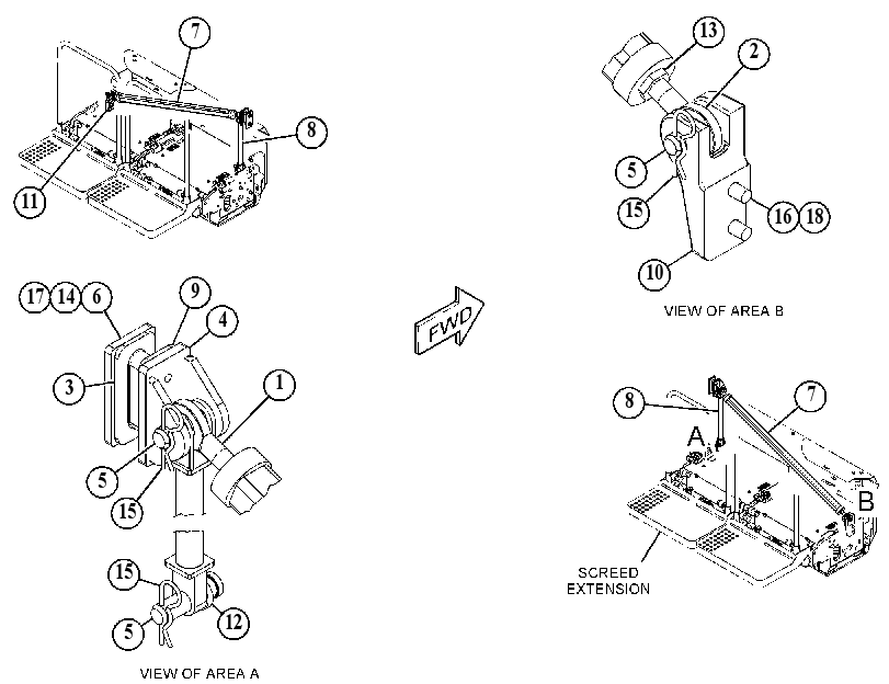 SUPPORT GP-FRAME 4777522 CAT