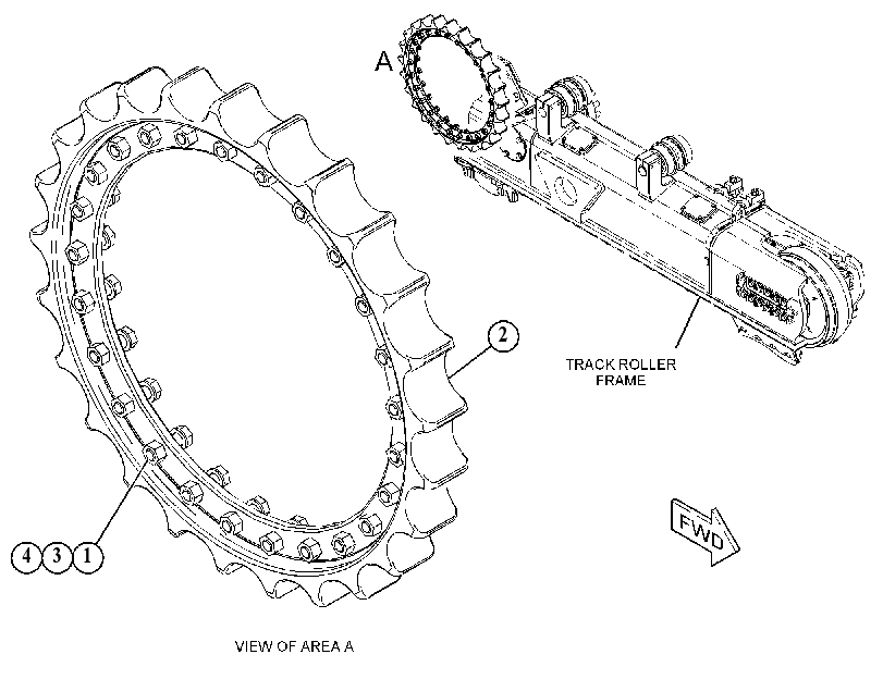 SEGMENT GP-SPROCKET 4735423 CAT