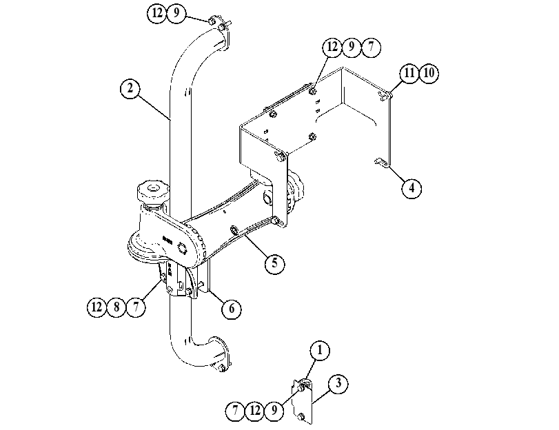 MOUNTING GP-DISPLAY 4680055 CAT