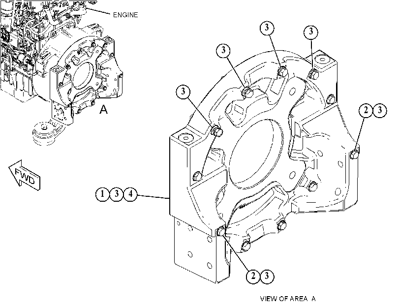 SUPPORT GP-PUMP 4341193 CAT