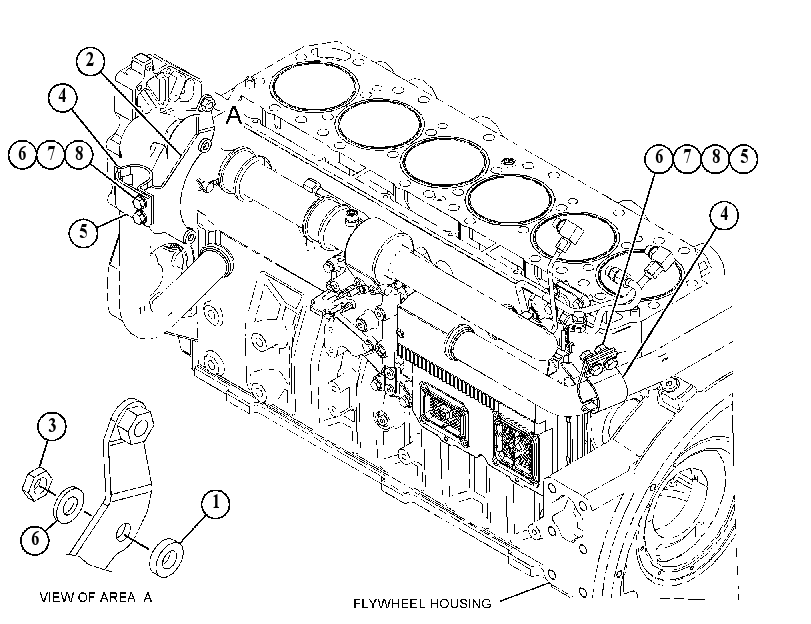 Кронштейн опорный 4516435 CAT
