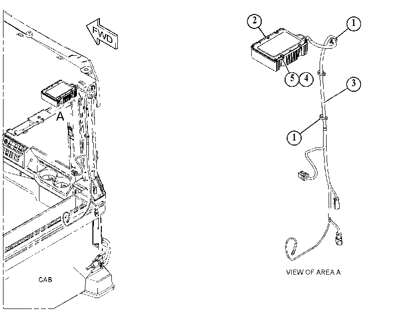 CONVERTER & WIRING GP-RADIO 4866649 CAT