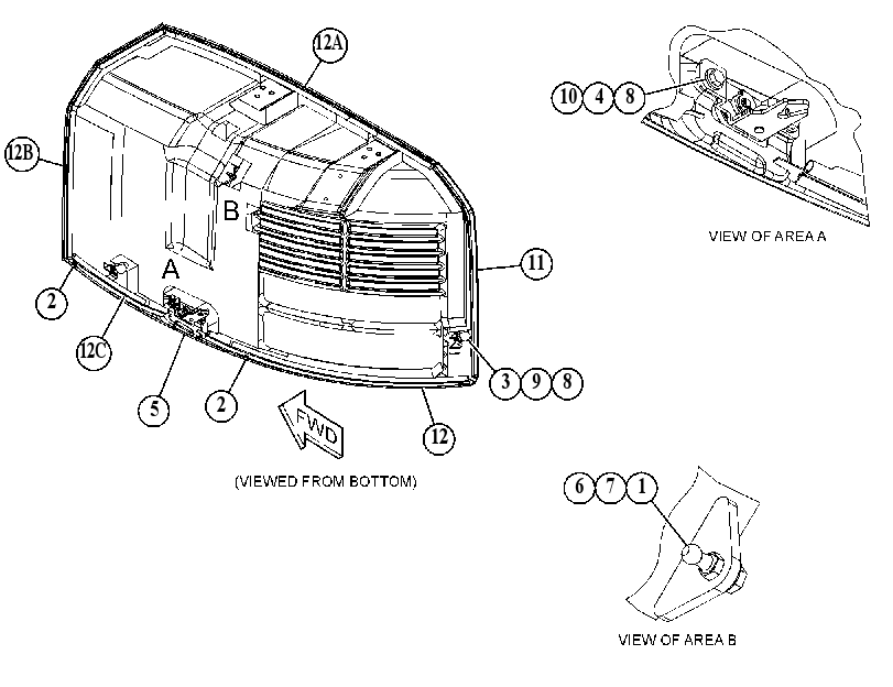 COVER GP-HOOD 4545695 CAT