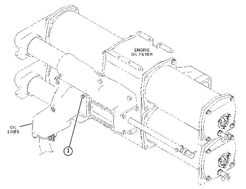 FASTENER GP-ENGINE OIL LINES 4687075 CAT