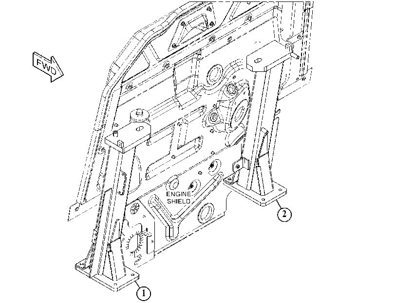SUPPORT GP-FRAME 4600753 CAT