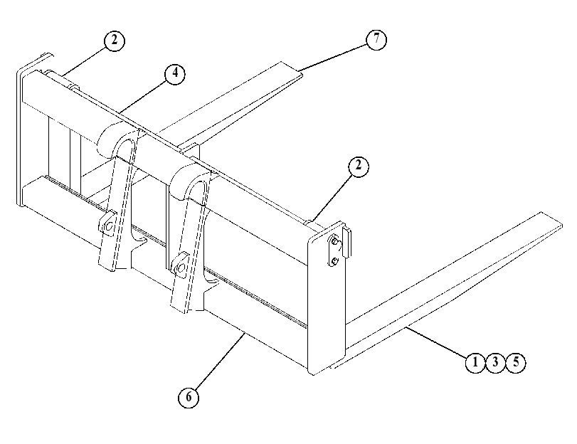 FORK GP-LUMBER 1640446 CAT