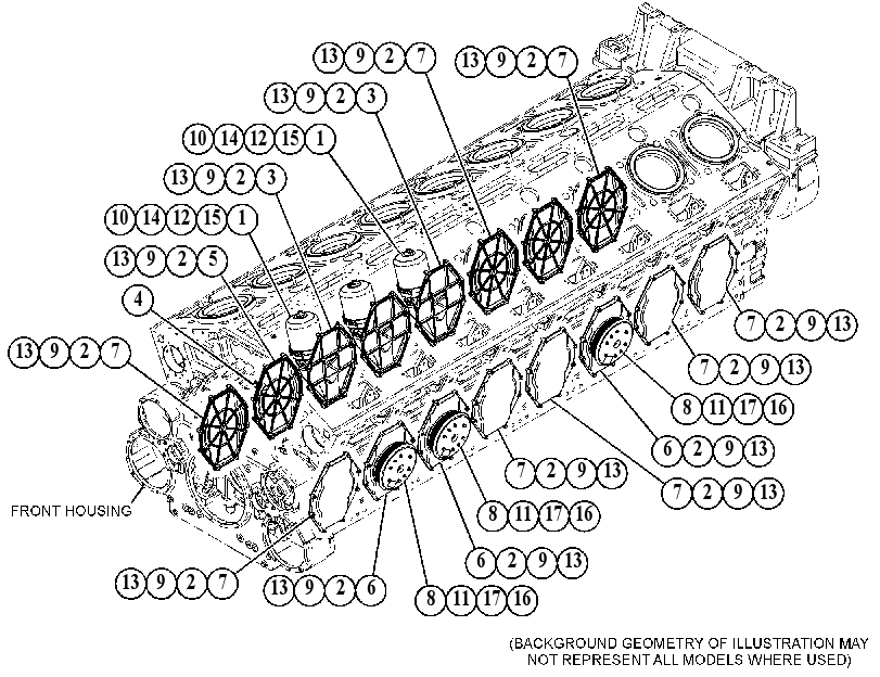 COVER GP-CRANKSHAFT 4635904 CAT