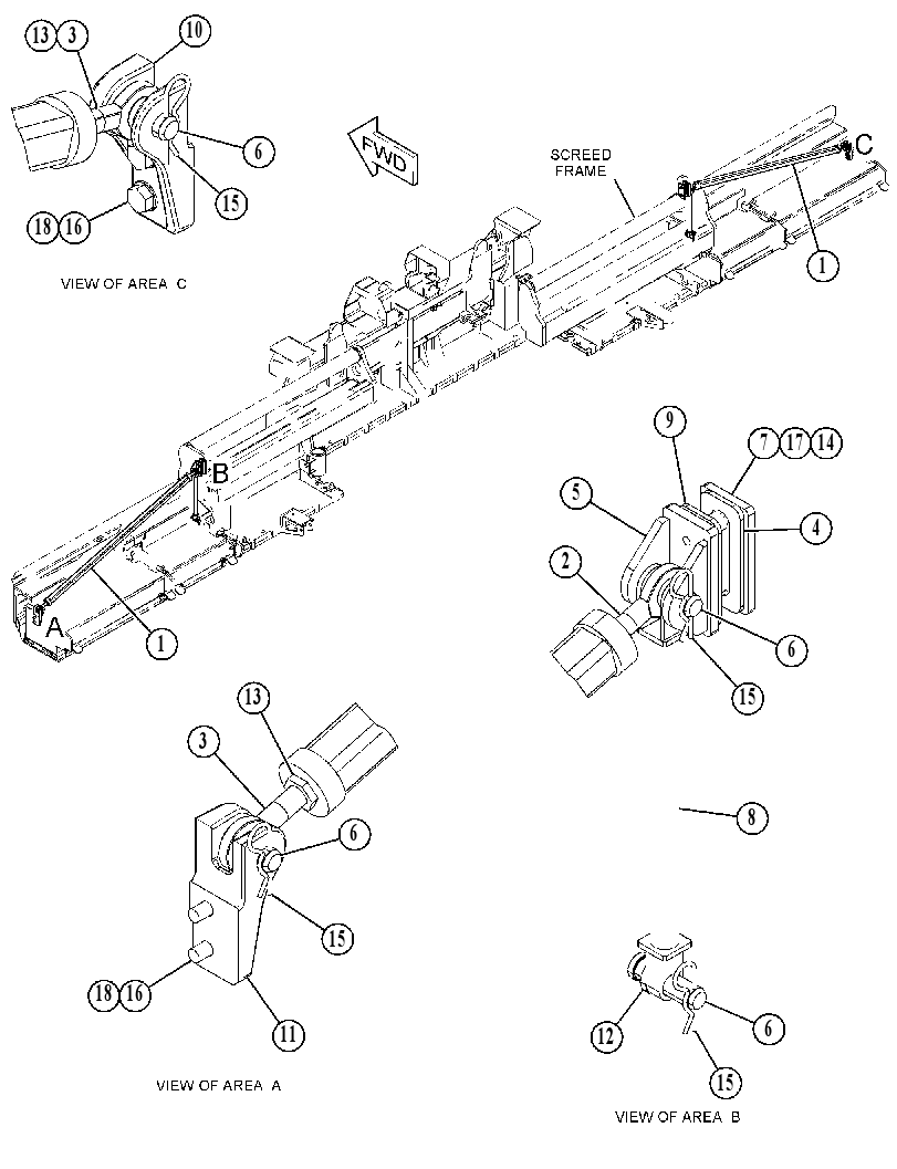 SUPPORT GP-FRAME 4777145 CAT