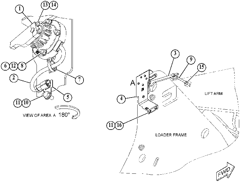 SENSOR & MTG GP-LIFT POSITION 3600159 CAT