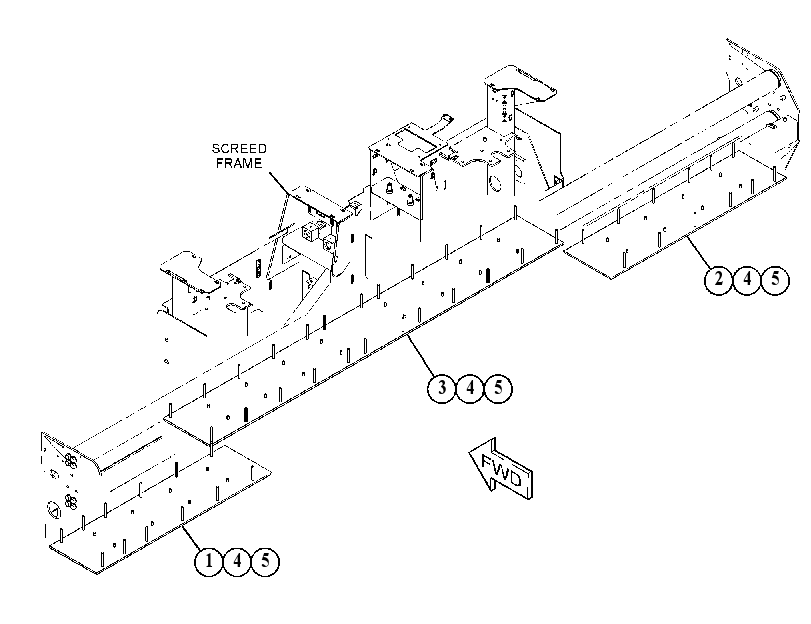 PLATE GP-SCREED 4711698 CAT