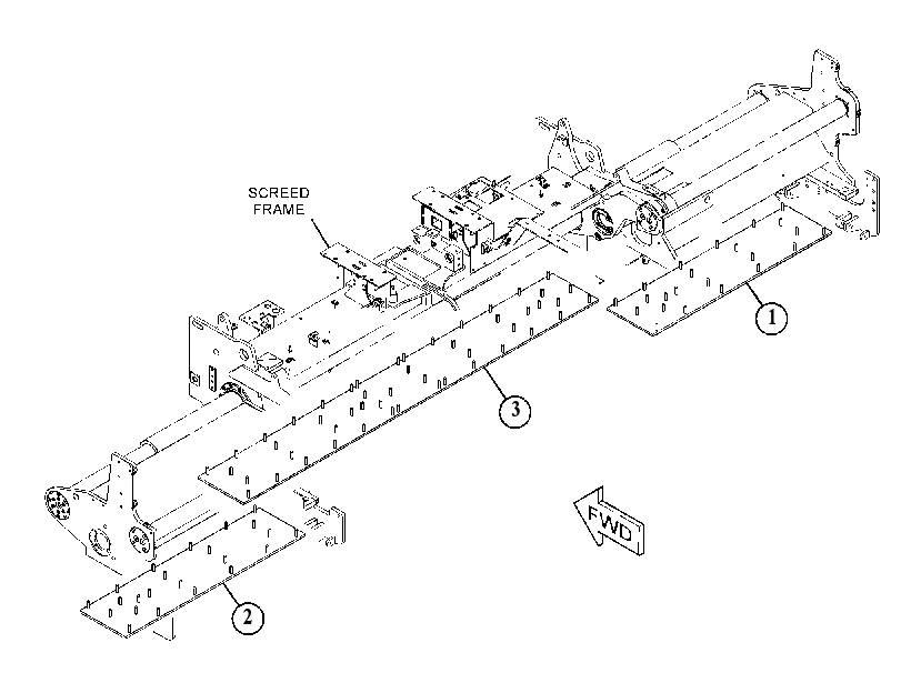 PLATE GP-SCREED 4711699 CAT