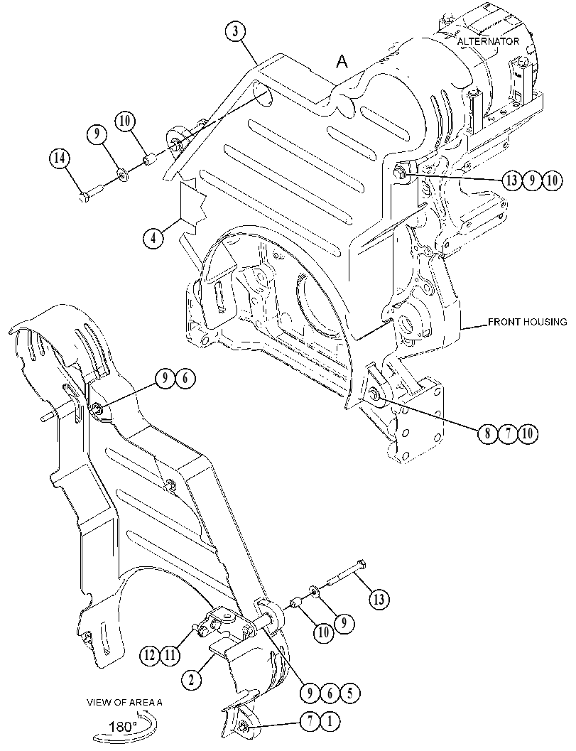 GUARD GP-ALTERNATOR 4477197 CAT