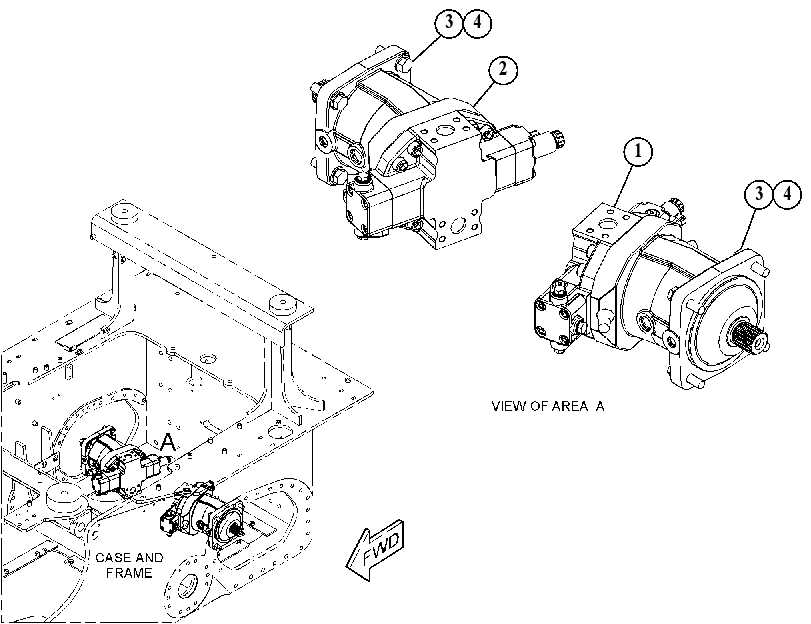 MOTOR & MOUNTING GP 4246986 CAT