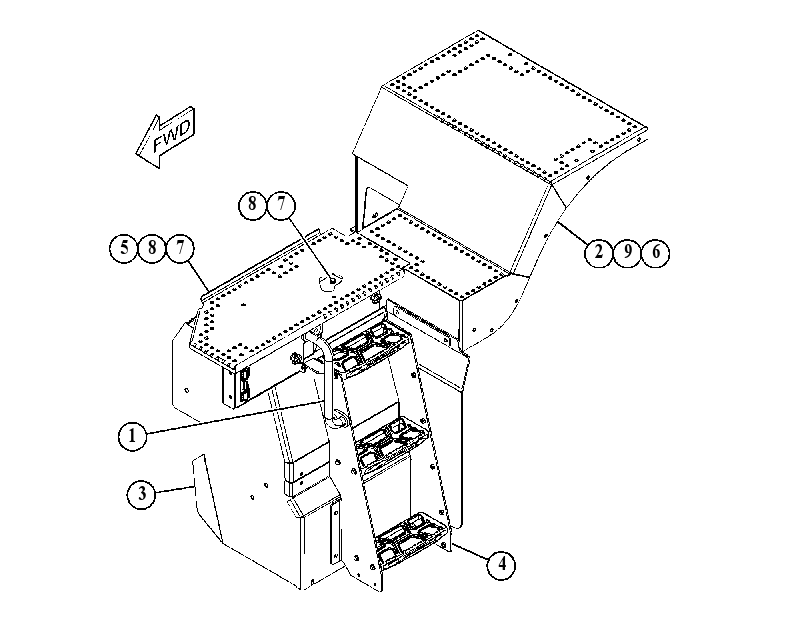 PLATFORM GP-SERVICE 4832814 CAT