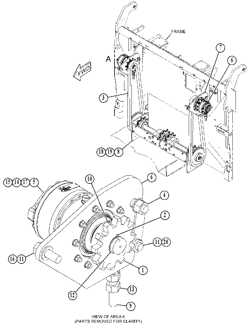 DRIVE GP-CONVEYOR 4249153 CAT
