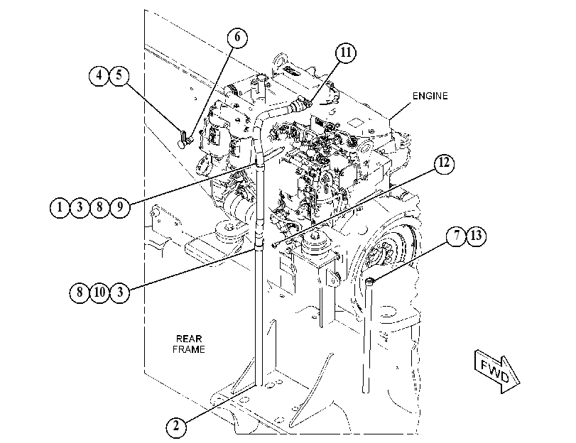 SERVICE GP-ENGINE 4505004 CAT