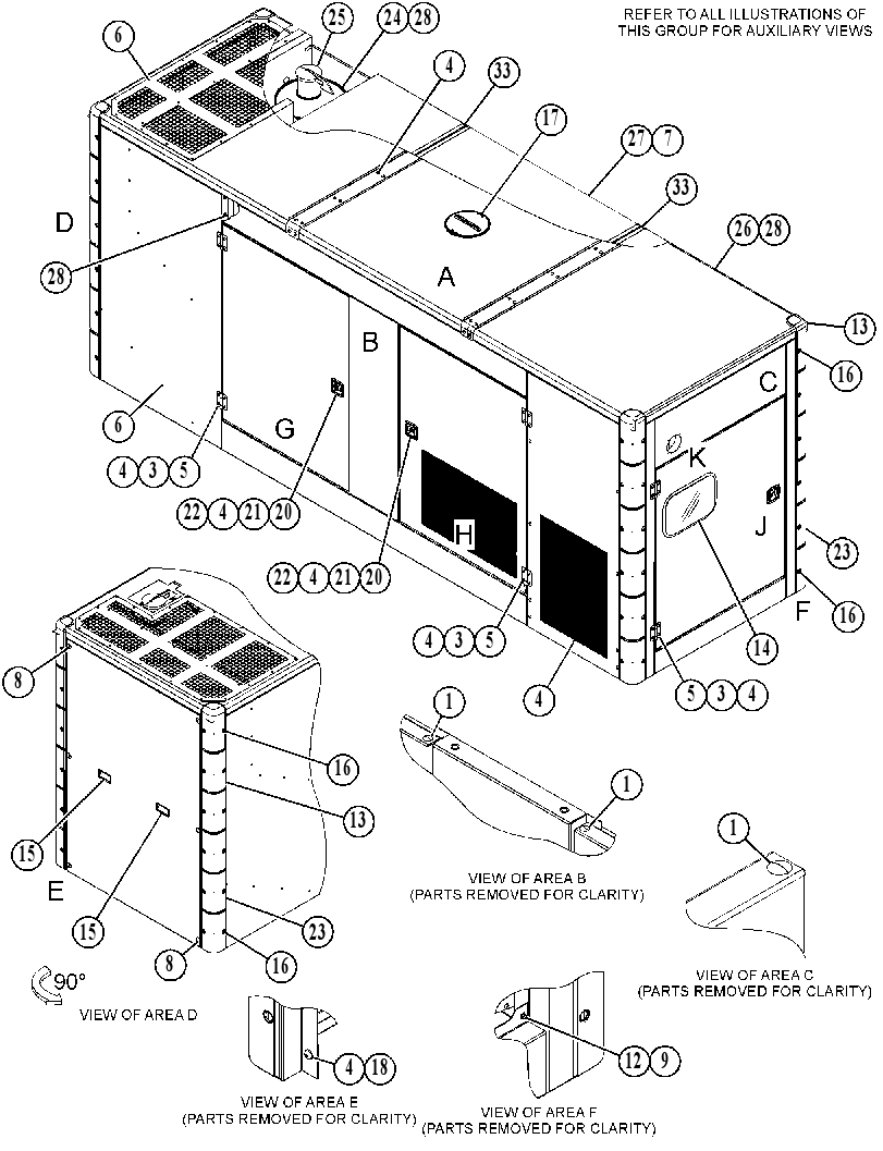 ENCLOSURE GP-GENSET 4823759 CAT