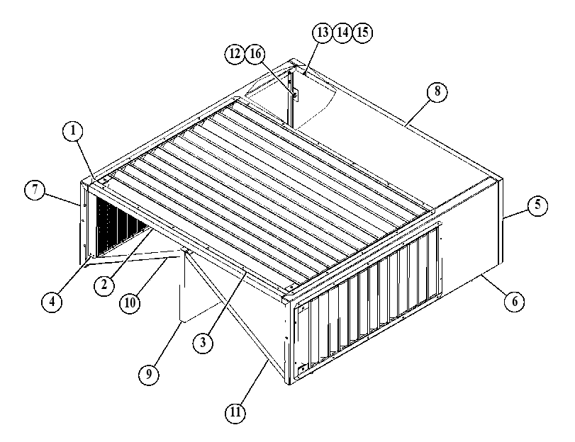 DUCT GP-ENCLOSURE 4726500 CAT