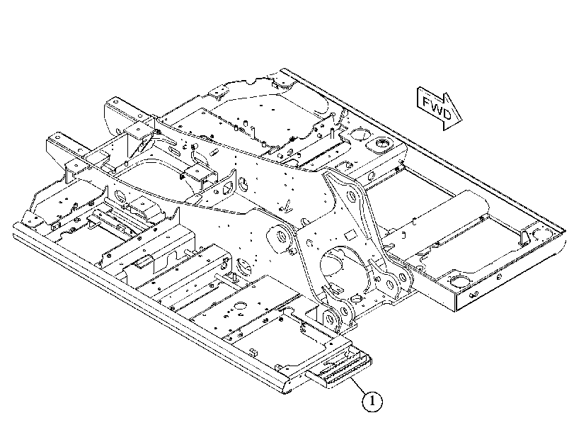 FRAME AS-UPPER 4240503 CAT