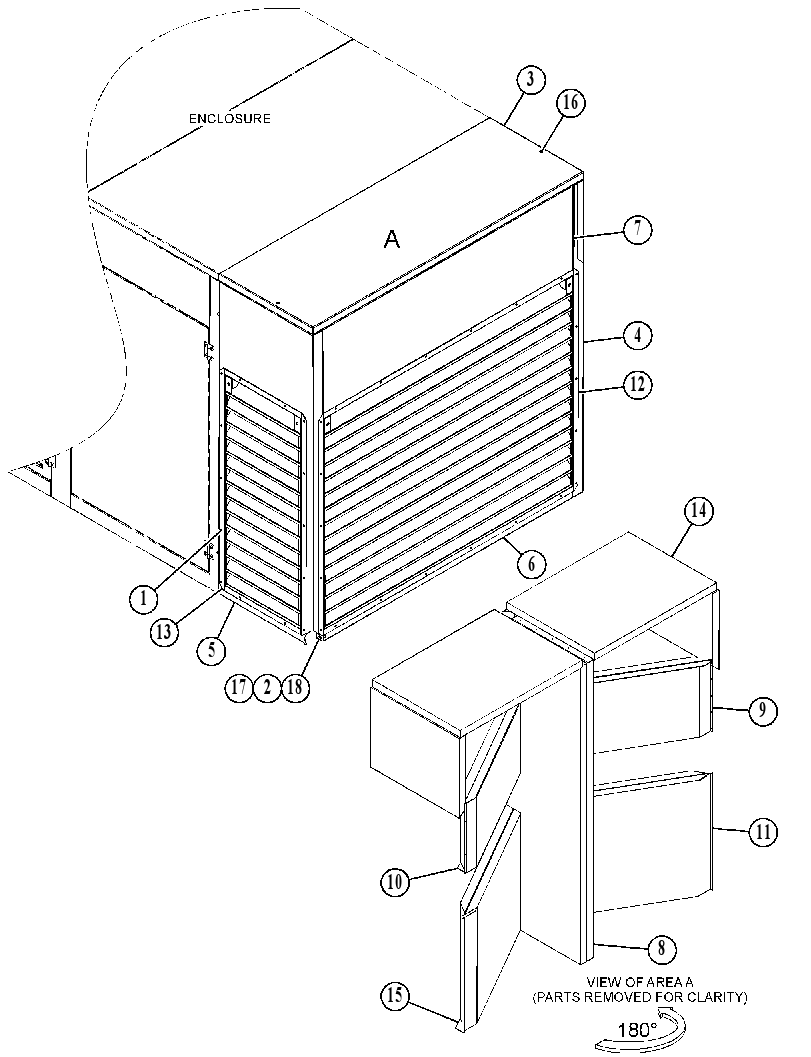 DUCT GP-ENCLOSURE 4726367 CAT