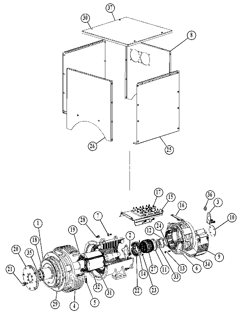 Генератор 3922049 CAT