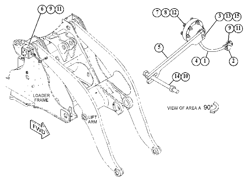 SENSOR & MTG GP-LIFT POSITION 4661902 CAT