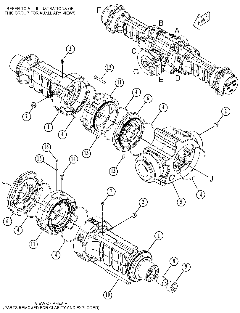 AXLE GP-FIXED 4684737 CAT